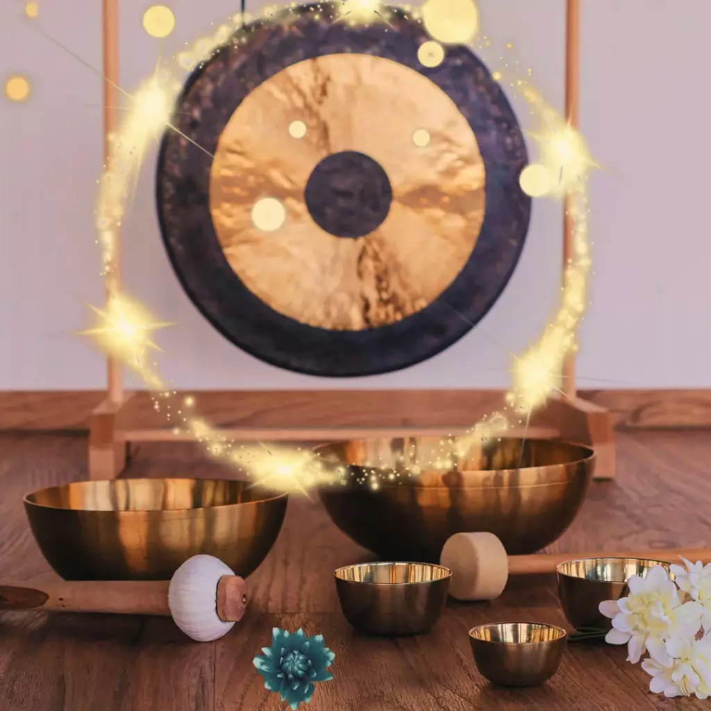 Gong et bols tibétains